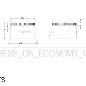 Economy Press-On Tap with Damper (Airtight) - Metal Zinc