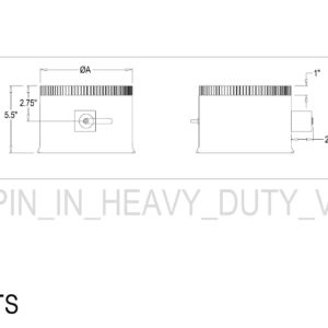 Heavy Duty Spin-in Tap - Metal Zinc