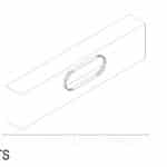 Linear Diffuser Box and Grill - Metal Zinc